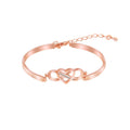 Always Remember I Love You Mom Forever Love Heart Bracelet