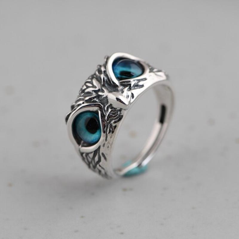 Lifesparking™Demon Eye Owl Ring Adjustable