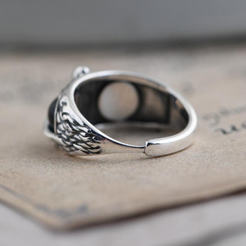 Lifesparking™Demon Eye Owl Ring Adjustable